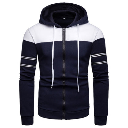 Herren Kapuzenpullover Sportlich Kontrastfarben Modern