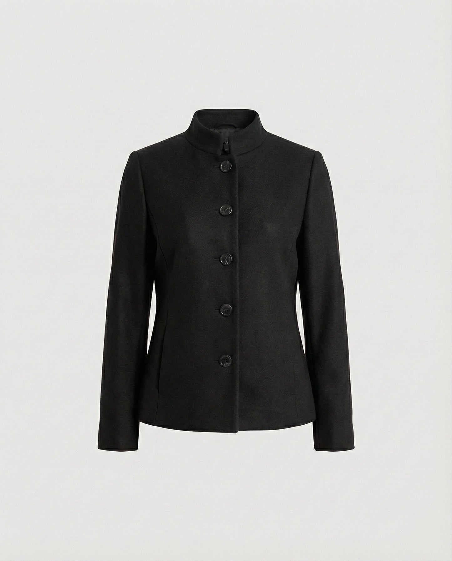 Maßgeschneiderter Blazer Rot mit Stehkragen Modern