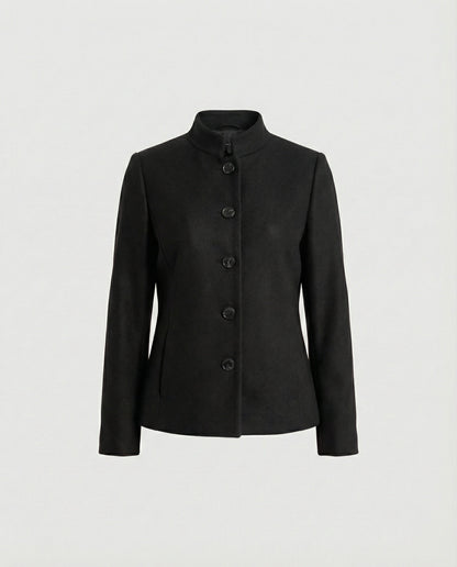 Maßgeschneiderter Blazer Rot mit Stehkragen Modern