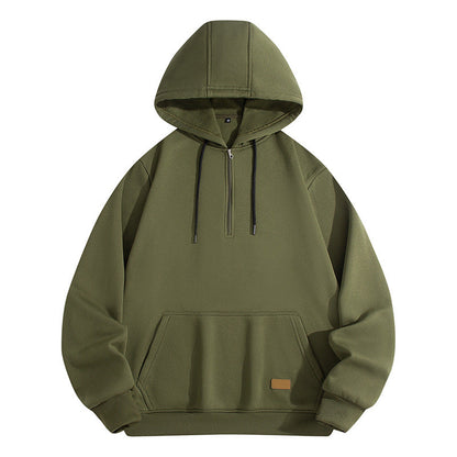Herren Hoodie Bequem Halbzipper Modern Stylisch - BerlinGlamour