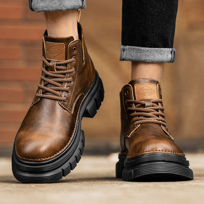 Damen Schnürboots Robust Rutschfest Wasserdicht Winterstiefel