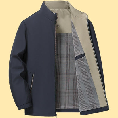 Herren Freizeitjacke Stehkragen Elegant Modern - BerlinGlamour
