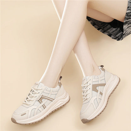Damen Sneaker Sport atmungsaktiv Leicht Laufschuhe