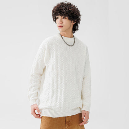 Herren Pullover Grobstrick Klassisch Modern