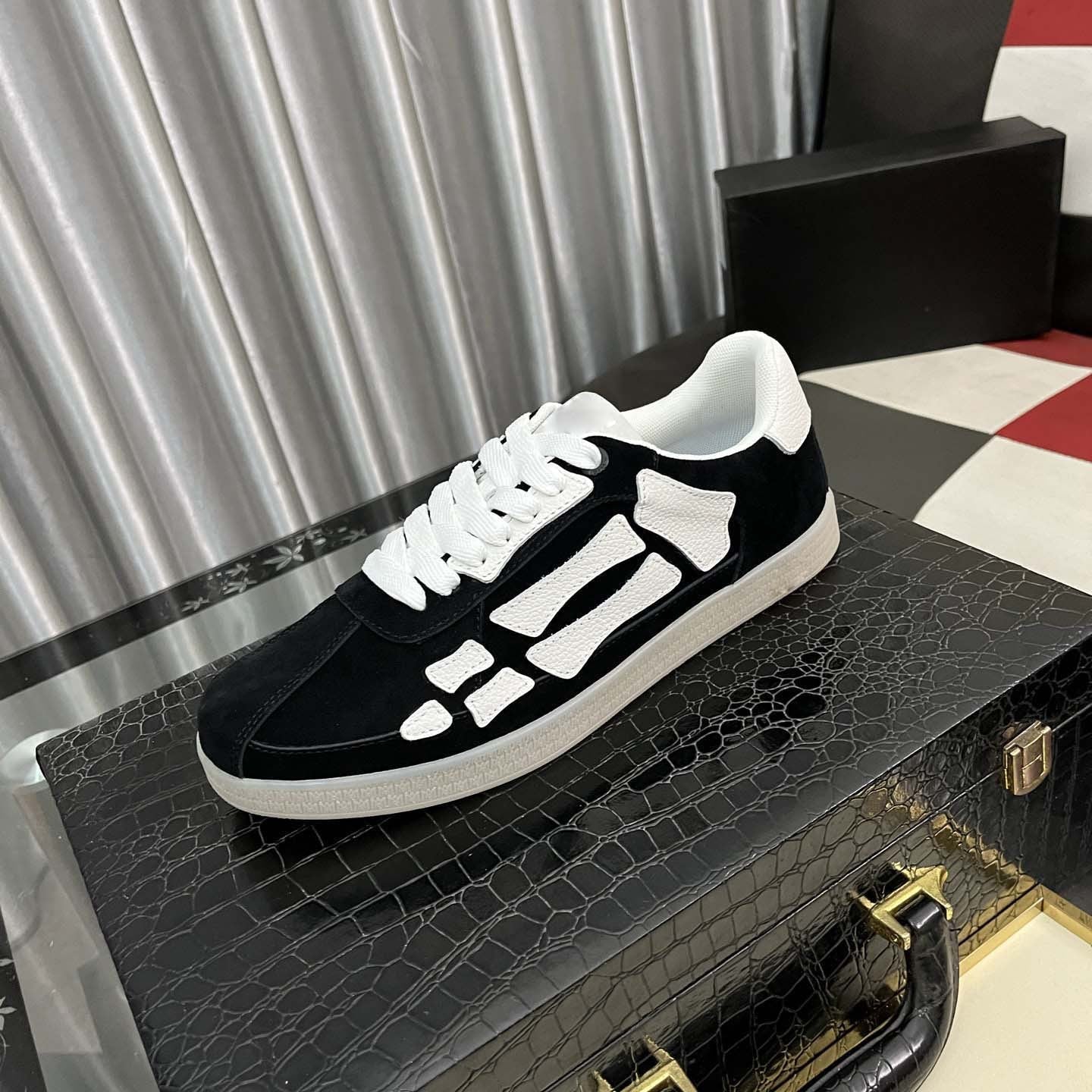 Damen Sneaker Sportlich Laufschuhe Oberflächenstruktur