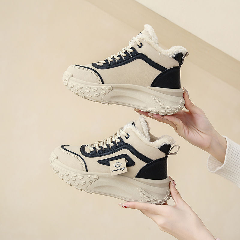 Damen Sport-Sneaker Warm Winter Fleece Innenfutter