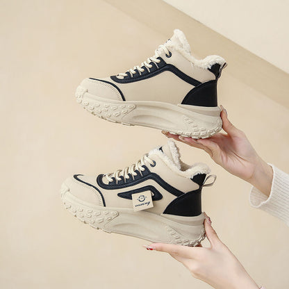 Damen Sport-Sneaker Warm Winter Fleece Innenfutter