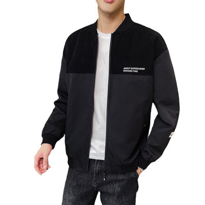 Herren Bomberjacke Streifen Cord Modern Berlin Style