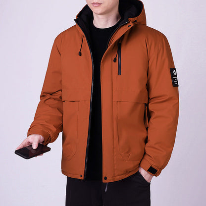 Herren Outdoor-Jacke Isoliert Wasserdicht Winter