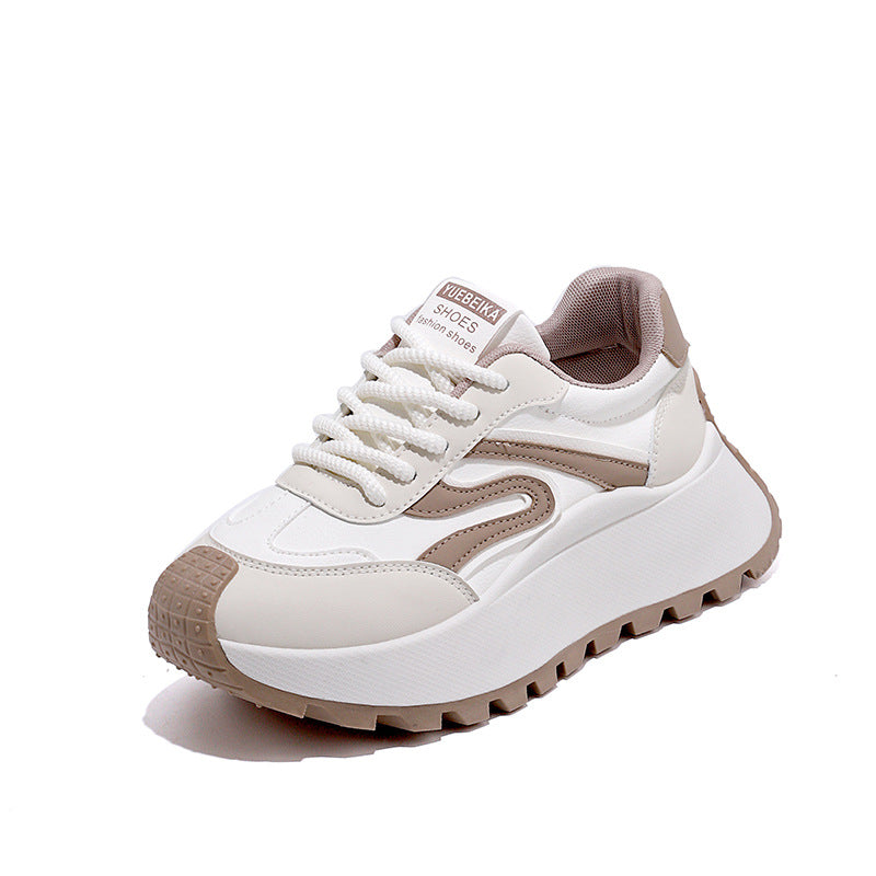 Damen Sneaker Chunky bequem rutschfest mit Dämpfung