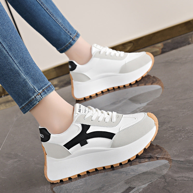 Damen Sneaker Laufsohle Dämpfung Atmungsaktiv Modern