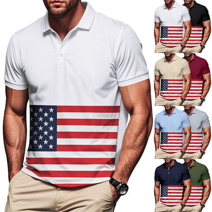Herren Poloshirt Flaggen Motiv Berlin Style - BerlinGlamour