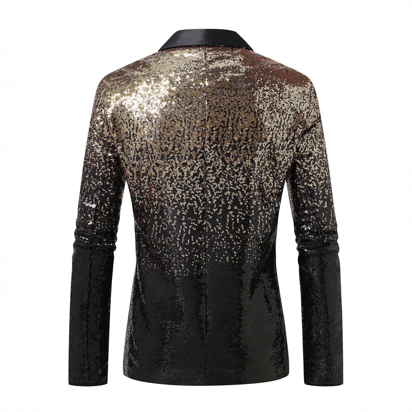 Herren Pailletten Sakko Glitzernd Elegant