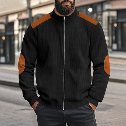 Herren Outdoor Jacke Sportlich Reißverschluss Modern