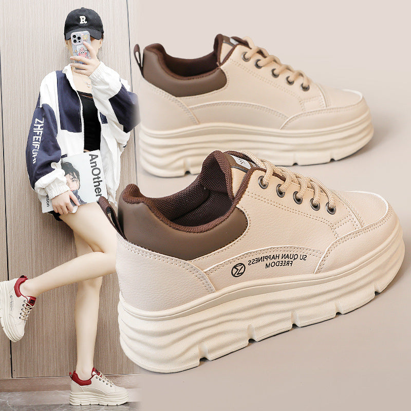 Damen Sneaker PlattformSchuhe Bequem Ergonomisch