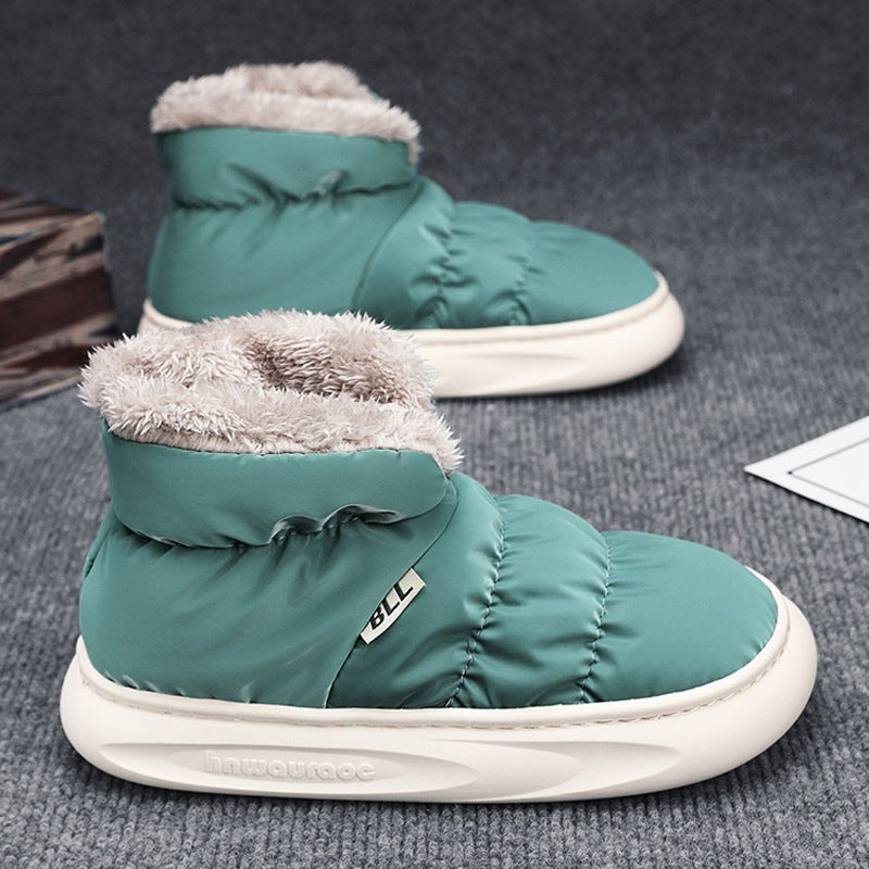 Damen Hausschuhe Stiefel Kuschelig Warm Winter - BerlinGlamour