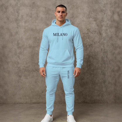 Modischer Herren Hoodie Jogginghose Set Sportlich