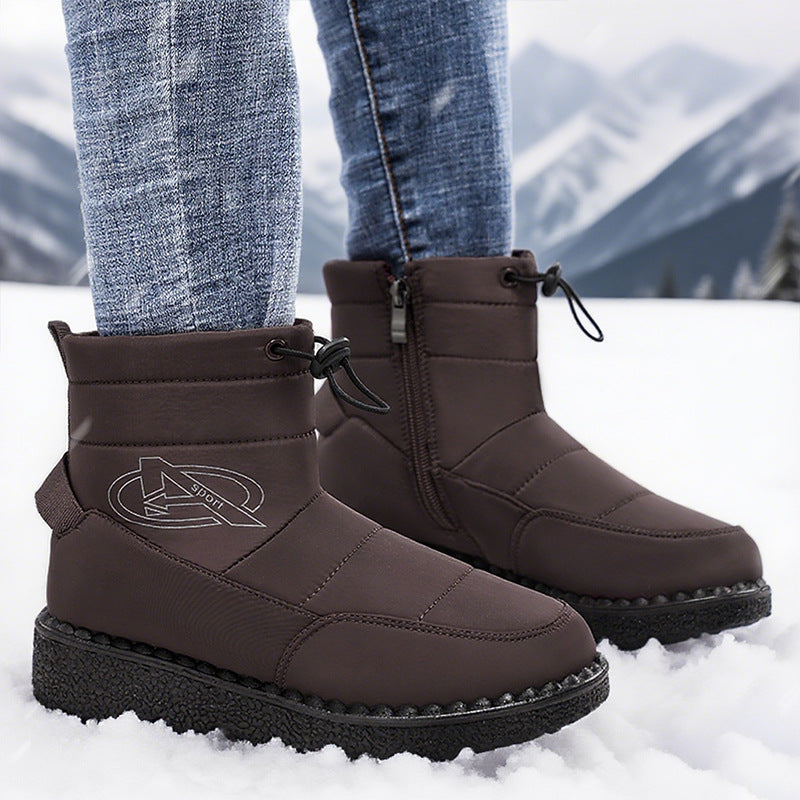 Damen Stiefeletten Winter Warm Rutschfest Schnee