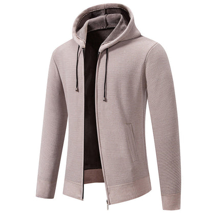 Herren Kapuzenjacke Warm Isoliert Modern
