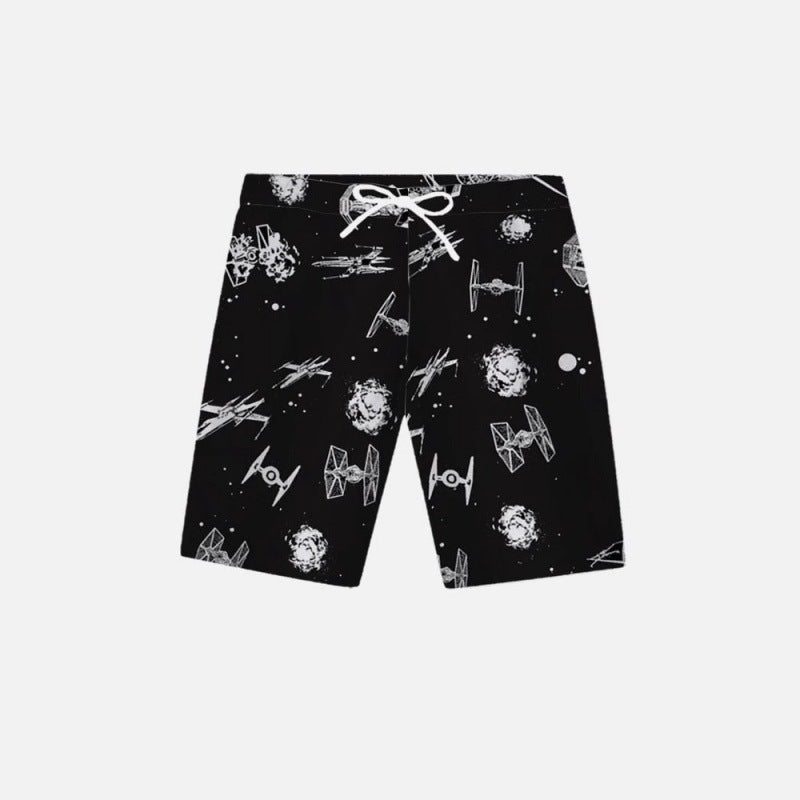 Männer Badehose Psychedelisch Farben Berlin Style - BerlinGlamour