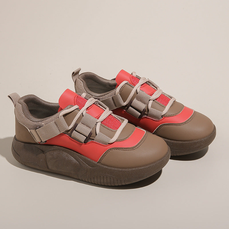 Damen Sneaker Sportlich Elastisch Dicksohlige Schuhe