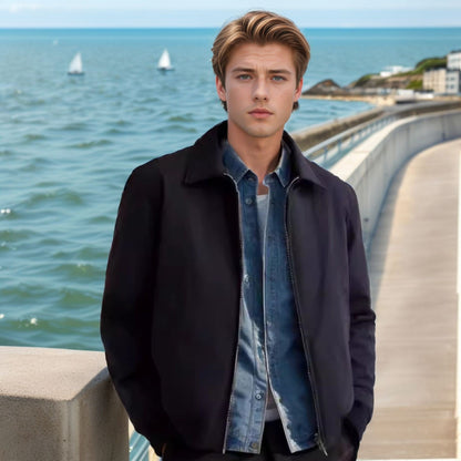 Herren Bomberjacke Modern Slim Fit Berlin Style