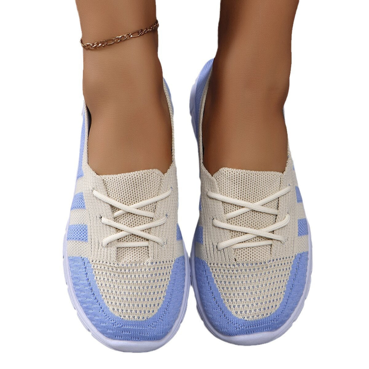 Damen Sneaker Sportlich atmungsaktiv Flexibel Laufschuhe