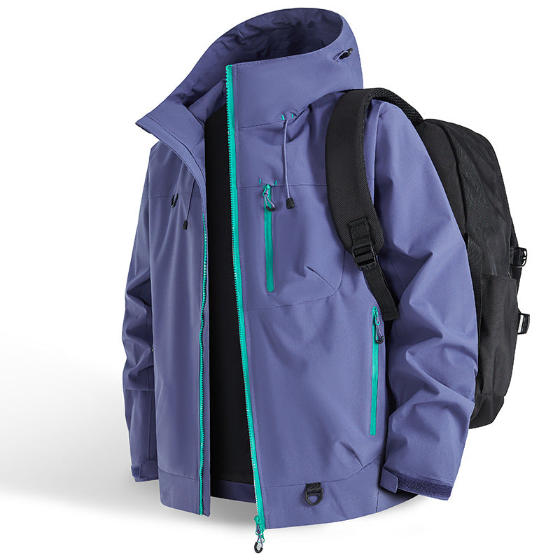 Herren Outdoorjacke Funktionell Wasserfest Modern