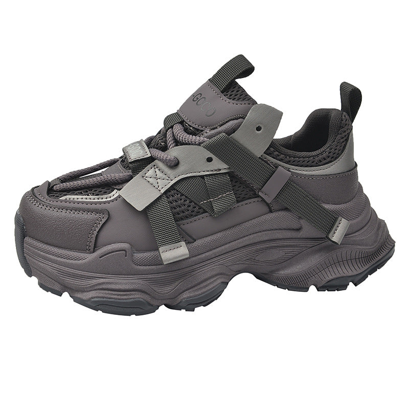 Damen Sneaker Bequem Chunky Laufsohle KomfortSchuhe