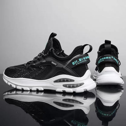 Damen Sneaker Sportlich Atmungsaktiv Mesh Oberfläche
