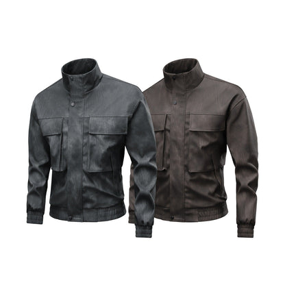 Herren Jacke Modern Multifunktionsparka Wasserabweisend - BerlinGlamour