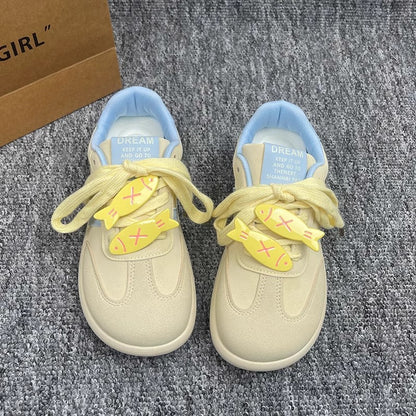 Damen Sneaker Sportlich Tiermuster Elastisch