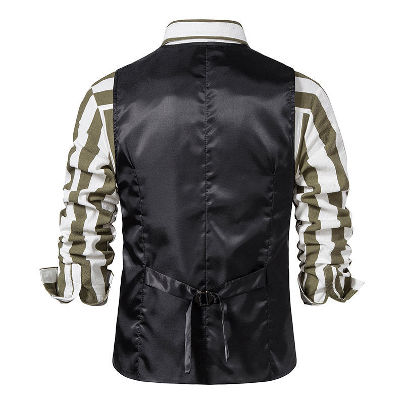 Herren Anzugsweste Elegant Modern mit Taschen