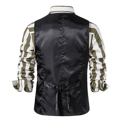 Herren Anzugsweste Elegant Modern mit Taschen