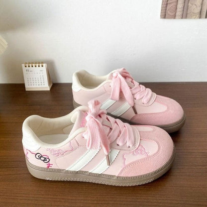 Damen Sneaker Hello Kitty Design Komfortabel - BerlinGlamour