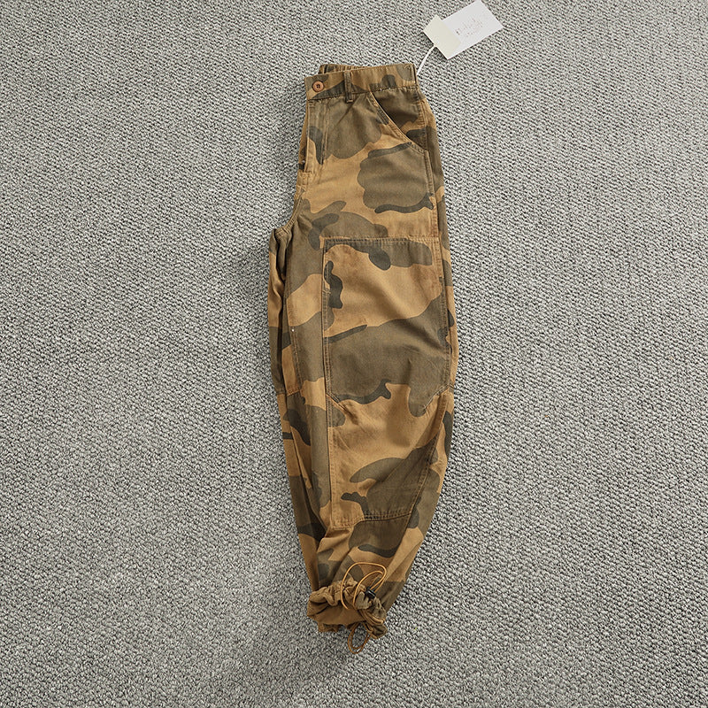 der neue Titel: Stylisches Camouflage-Design Herren Cargohose mit elastischem Bund und praktischen Taschen