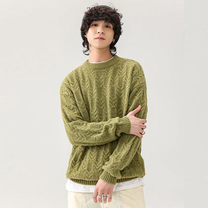 Herren Pullover Grobstrick Klassisch Modern