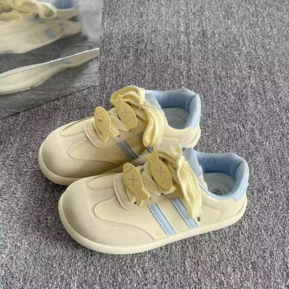 Damen Sneaker Weich Bequem Fischauschnitt Trendy