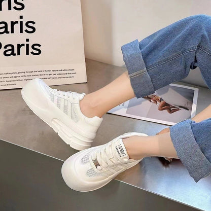 Damen Sneaker Komfort Atmungsaktiv Rutschfest
