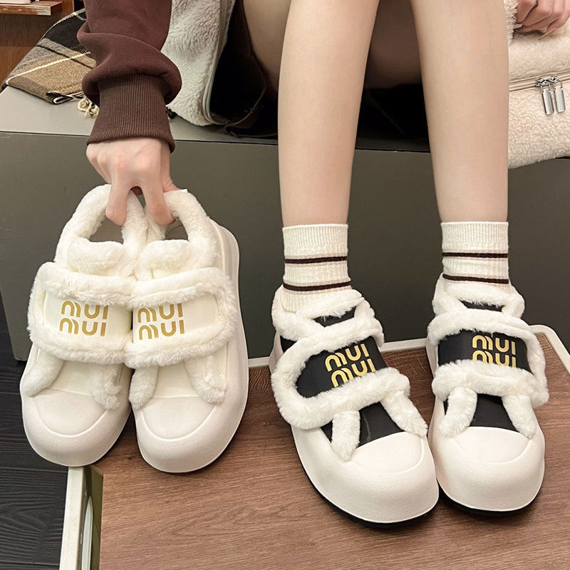 Damen Sneaker Warm Gefüttert Modisch Comfort - BerlinGlamour