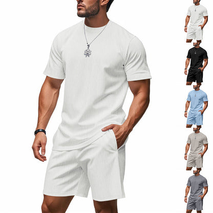 Herren Freizeit Set atmungsaktiv Sportlich Modern - BerlinGlamour