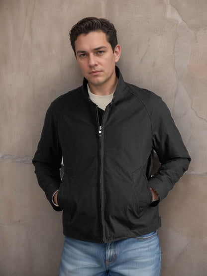 Herren Freizeitjacke Leicht Modern Stehkragen
