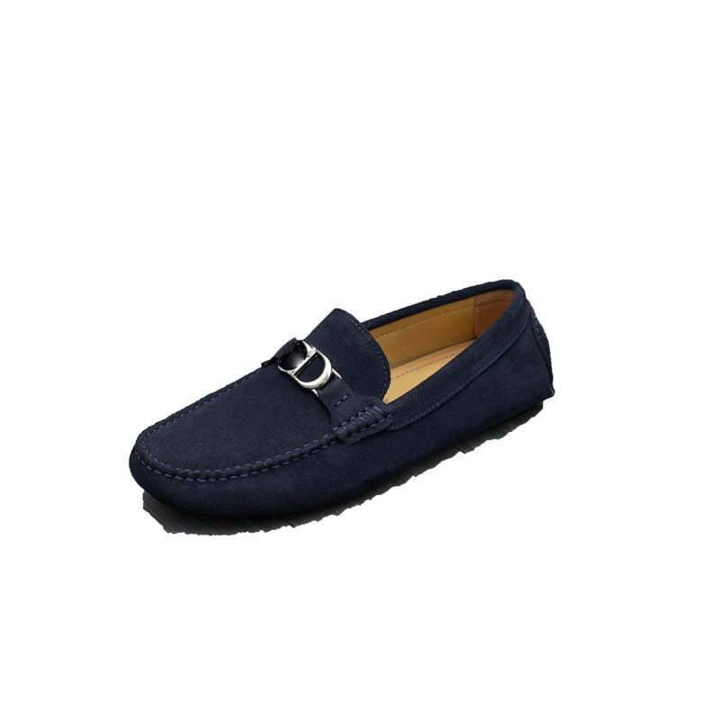 Herren Mokassin Schnürsenkel Leder Elegante Schuhe