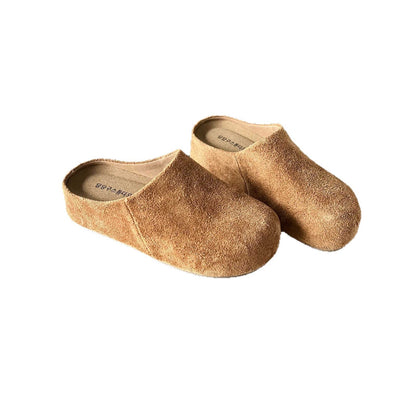 Damen Hausschuhe Weich Wildleder Warm mit Polster
