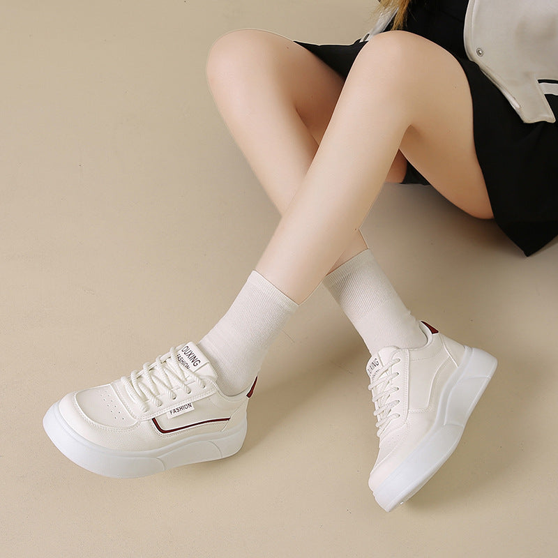 Damen Sneaker Plattform Sportlich Modisch