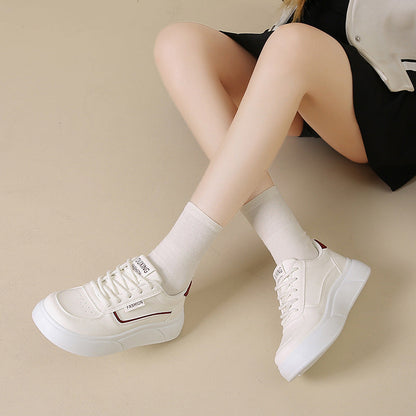 Damen Sneaker Plattform Sportlich Modisch