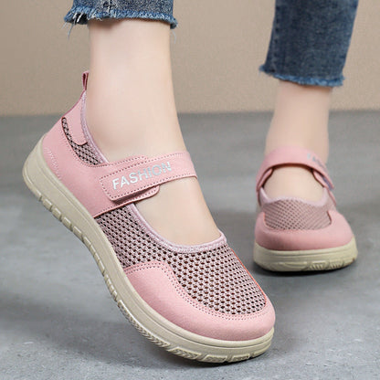 Damen Sportschuhe Atmungsaktiv Klettverschluss Bequem
