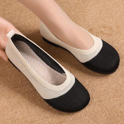 Damen Ballerinas Atmungsaktiv Komfortabel Schuhe