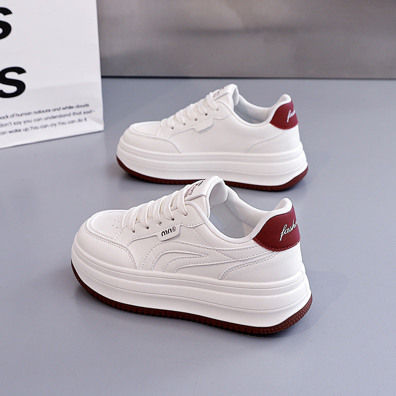 Damen Sneaker Plattform Sportlich Bequem Damenschuhe