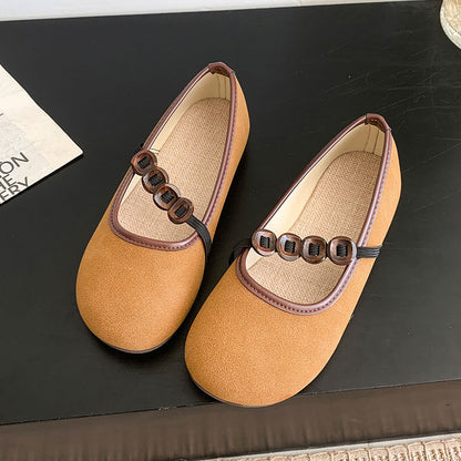 Damen Ballerina Schuhe Elegant Schmuck Detail